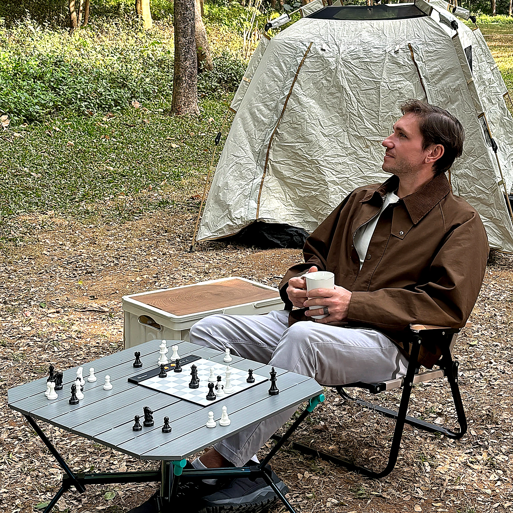 Chessnut GO на отдыхе за городом